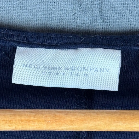 New York & Company Blue Ruffled Tank Top - Picture 10 of 11